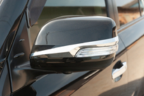 Toyota Land Cruiser Prado 150 2009-2023 Mirror covers (2 pcs, chrome) photo 1