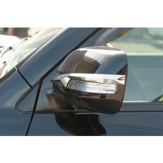 Mirror covers (2 pcs, chrome) Toyota Land Cruiser Prado 150 2009-2023 photo 2