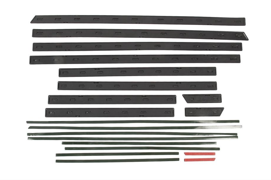 Mercedes G class W463 1990-2018 Black door moldings pre-assembled (2019 design) Photo 6