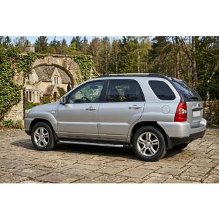 Side Steps Fullmond (2 pcs, aluminum) Kia Sportage 2004-2010 photo 1