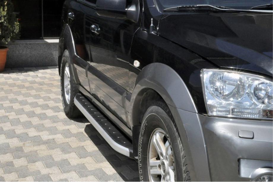 Kia Sorento I BL 2002-2009 Side Steps Fullmond (2 pcs, aluminum) Image