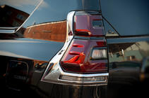 Toyota Land Cruiser Prado 150 2009-2023 Chrome Tail Light Covers V1 (2 pcs, 2018+) photo 1