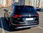 Volkswagen Tiguan 2016-2023 Rear bumper protector stainless steel (Carmos) photo 2