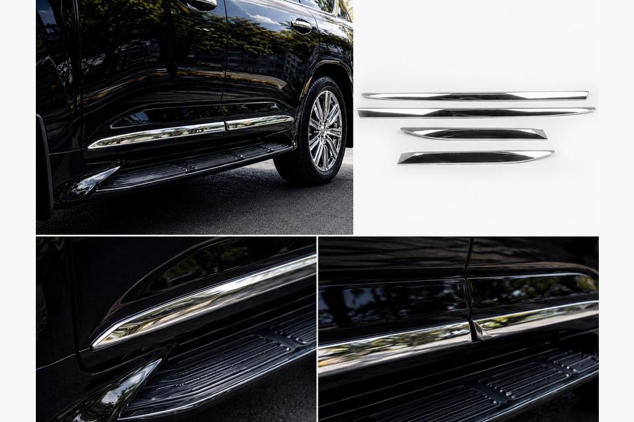 Lexus LX570/450d 2008-2022 Door Moldings (Design 2016+) Image
