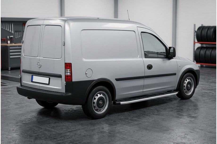 Opel Combo 2002–2012 Side Steps Fullmond (2 pcs, aluminum) Image