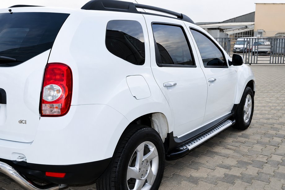 Renault Duster 2008–2017 Side Steps Allmond Grey (2 pcs, Aluminum) Image