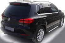 Volkswagen Tiguan 2007-2016 Side Steps Allmond Grey (2 pcs, Aluminum) photo 1