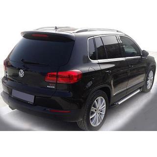 Side Steps Allmond Grey (2 pcs, Aluminum) Volkswagen Tiguan 2007-2016 photo 1