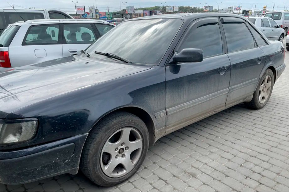 Audi 100 C4 1990-1994 Side window wind deflectors Sedan (4 pcs, HIC) Image