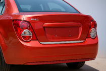 Chevrolet Aveo T300 2011-2020 Trunk Trim Stainless Steel (Sedan) photo 1
