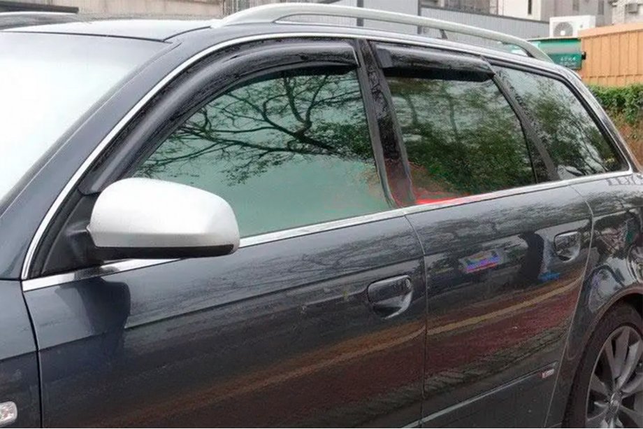 Audi A4 B6 2000-2004 Window wind deflectors (Avant, 4 pcs, HIC) Image