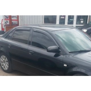 Side window wind deflectors Sedan (4 pcs, HIC) Audi A4 B6 2000-2004 photo 3