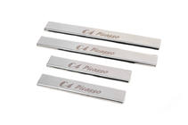 Citroen C-4 Picasso 2013–2022 Carmos Door Sill Protectors (4 pcs, Stainless Steel) photo 2