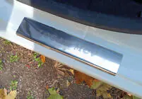 Renault Logan MCV 2013-2022 Door Sill Protectors Carmos V1 (4 pcs, Stainless Steel) photo 2