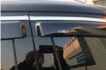 Audi Q7 2005-2015 Window deflectors with chrome trim (4 pcs, HIC) photo 8
