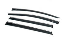 Audi Q7 2005-2015 Window deflectors with chrome trim (4 pcs, HIC) photo 9