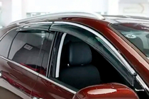 Audi Q7 2015–2026 Window deflectors with chrome trim (4 pcs, HIC) photo 4