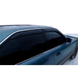 Window Deflectors (4 pcs, HIC) BMW 5 Series E34 1988-1995 photo 4