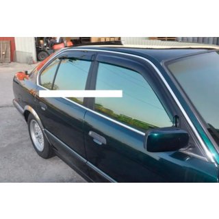 Window Deflectors (4 pcs, HIC) BMW 5 Series E34 1988-1995 photo 2