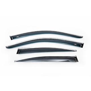 Window Deflectors with Chrome Trim SD (4 pcs, HIC) photo 2