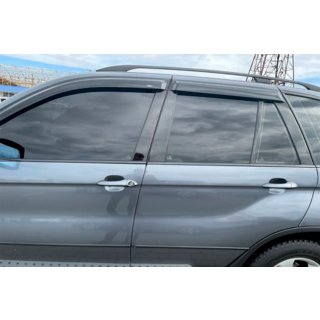 Window Deflectors (4 pcs, HIC) BMW X5 E53 1999–2006 photo 3