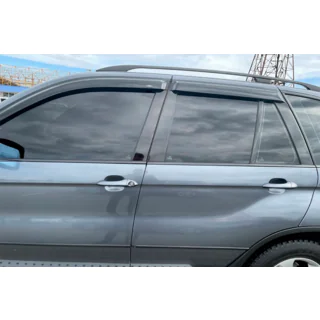 Window Deflectors (4 pcs, HIC) BMW X5 E53 1999–2006 photo 3
