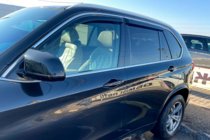 BMW X5 F15 2013-2018 Window deflectors with chrome trim (4 pcs, HIC) photo 8