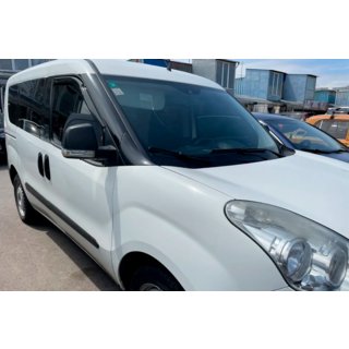 In-channel window deflectors (2 pcs, HIC) Fiat Doblo II 2010-2022 photo 2