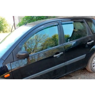 Window Deflectors (4 pcs, HIC) Ford Fiesta 2002-2008 photo 2