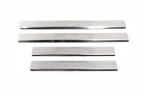 Mercedes E-class W210 1995-2002 Door Sill Protectors Stainless Steel Omsa 4 pcs photo 2