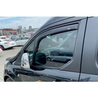 In-channel window deflectors (2 pcs, HIC) Ford Custom 2013-2022 photo 1