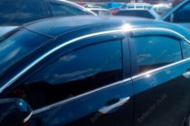 Honda Accord VIII 2008-2012 Window Deflectors with Chrome Trim SD (4 pcs, HIC) photo 2