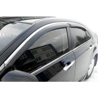 Window Deflectors with Chrome Trim SD (4 pcs, HIC) photo 1