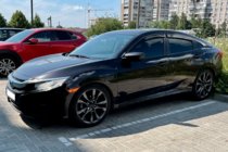 Honda Civic Sedan X 2016-2021 Window Deflectors (4 pcs, HIC) photo 3