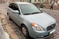 Hyundai Accent 2006-2010 Window Deflectors (4 pcs, HIC) photo 3