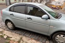 Hyundai Accent 2006-2010 Window Deflectors (4 pcs, HIC) photo 2