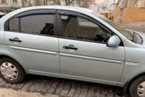 Hyundai Accent 2006-2010 Window Deflectors (4 pcs, HIC) photo 1