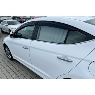 Window Deflectors (4 pcs, HIC) Hyundai Elantra (AD) 2015-2020 photo 2