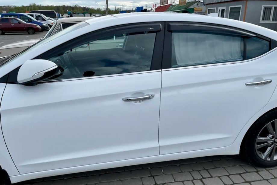 Hyundai Elantra (AD) 2015-2020 Window Deflectors (4 pcs, HIC) Image