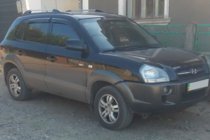 Hyundai Tucson JM 2004- Window Deflectors (4 pcs, HIC) photo 7