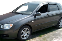 Kia Cerato 1 2004-2009 Window Deflectors SD (4 pcs, HIC) photo 1