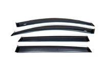 Kia Sorento III UM 2014-2020 Window deflectors with chrome trim (4 pcs, HIC) photo 1