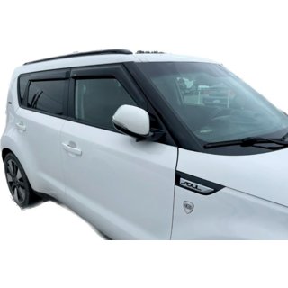 Window Deflectors (4 pcs, HIC) Kia Soul I 2008-2013 photo 2