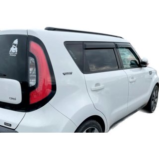 Window Deflectors (4 pcs, HIC) Kia Soul I 2008-2013 photo 1