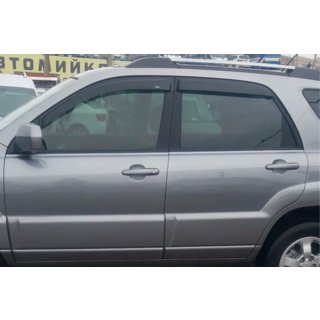 Window Deflectors (4 pcs, HIC) Kia Sportage 2004-2010 photo 1