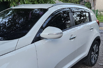 Kia Sportage 2010-2015 Window Deflectors (4 pcs, HIC) photo 4