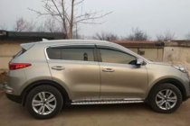 Kia Sportage 2015-2021 Window deflectors with chrome trim (4 pcs, HIC) photo 2