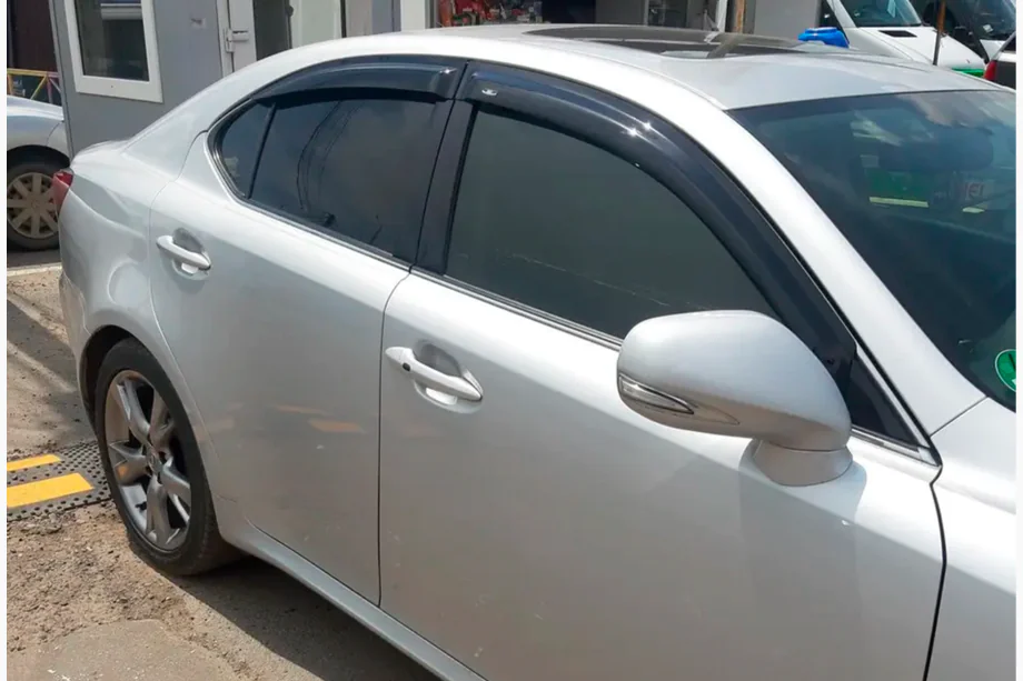 Lexus IS 2005-2013 Window Deflectors (4 pcs, HIC) Image