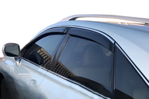 Lexus RX 2009-2015 Window visors with chrome trim (4 pcs, HIC) photo 1