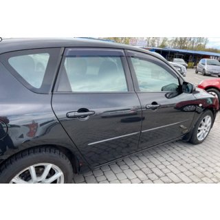 Window Deflectors HB (4 pcs, HIC) Mazda 3 2003-2009 photo 2